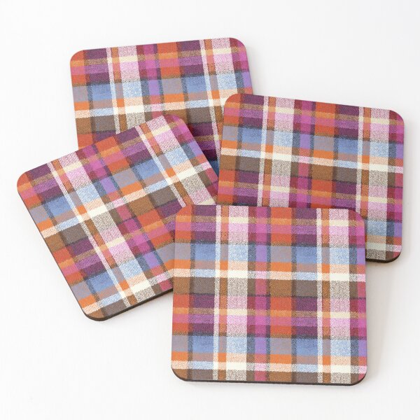 Item preview, Rust Denim Patchwork Plaid Checks Pattern designed and sold by bubblegoth.