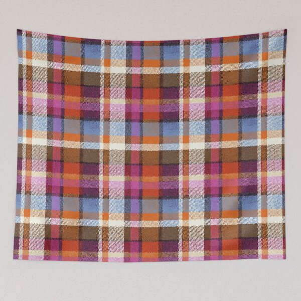 Item preview, Rust Denim Patchwork Plaid Checks Pattern designed and sold by bubblegoth.