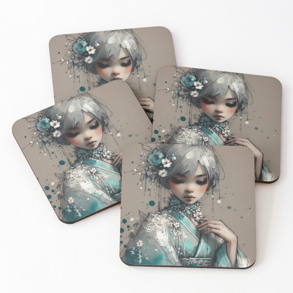 Item preview, Turquoise Girl designed and sold by Beyondnote-Art.