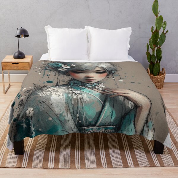 Item preview, Turquoise Girl designed and sold by Beyondnote-Art.