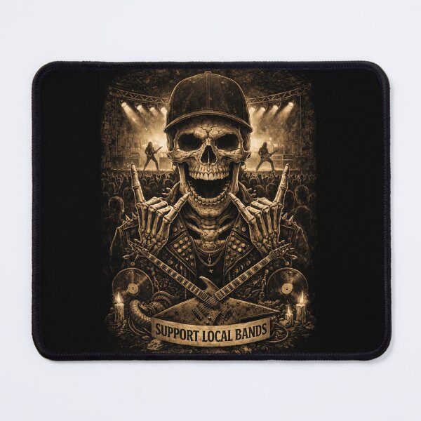 Item preview, SVT Metalheads – Support Local Bands | Metal Skull Concert Anthem designed and sold by SEVERTREND APPAREL .