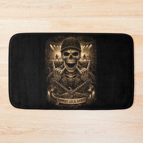 Item preview, SVT Metalheads – Support Local Bands | Metal Skull Concert Anthem designed and sold by SEVERTREND APPAREL .