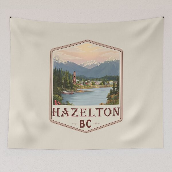 Item preview, Hazelton, British Columbia Canada Skeena River, Bulkley River BC designed and sold by meganohm.