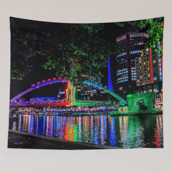 Item preview, Colourful End of Year by the Yarra River - Melbourne, Victoria, Australia designed and sold by Steven Jodoin.
