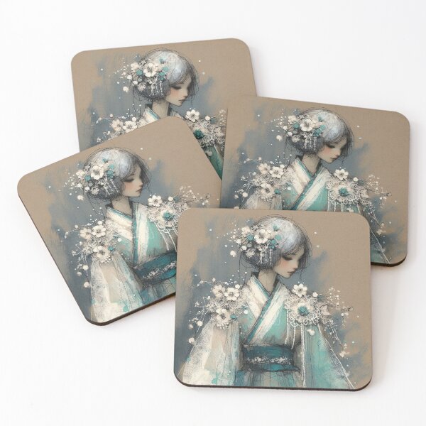 Item preview, Turquoise Girl designed and sold by Beyondnote-Art.