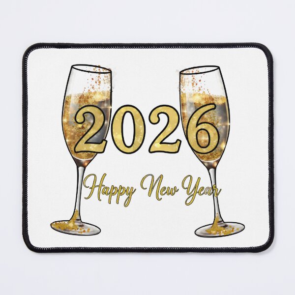 Item preview, Happy New Year 2026 Champagne Toast designed and sold by arthubgirl.