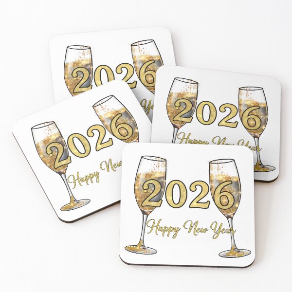 Item preview, Happy New Year 2026 Champagne Toast designed and sold by arthubgirl.