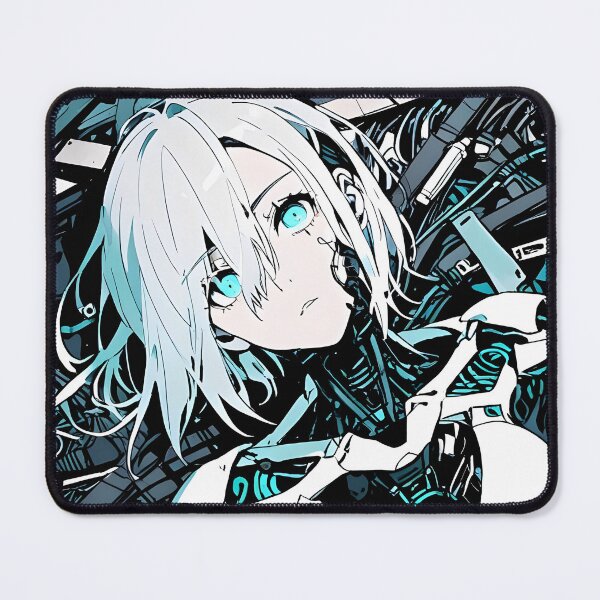 Item preview, ECHO: Monochrome Bionic Core Debris | Cute Cyberpunk Anime Girl designed and sold by Sytrics.