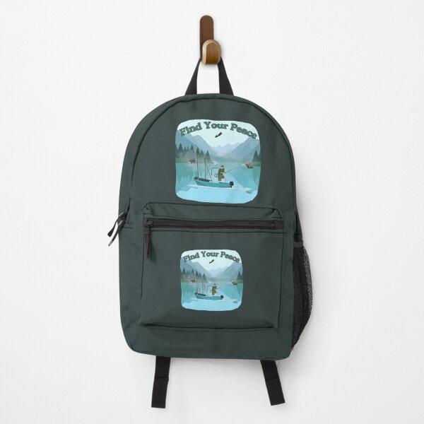 Item preview, Find Your Peace, Mountain Lake Fishing designed and sold by Nightshade Pixie Creations.