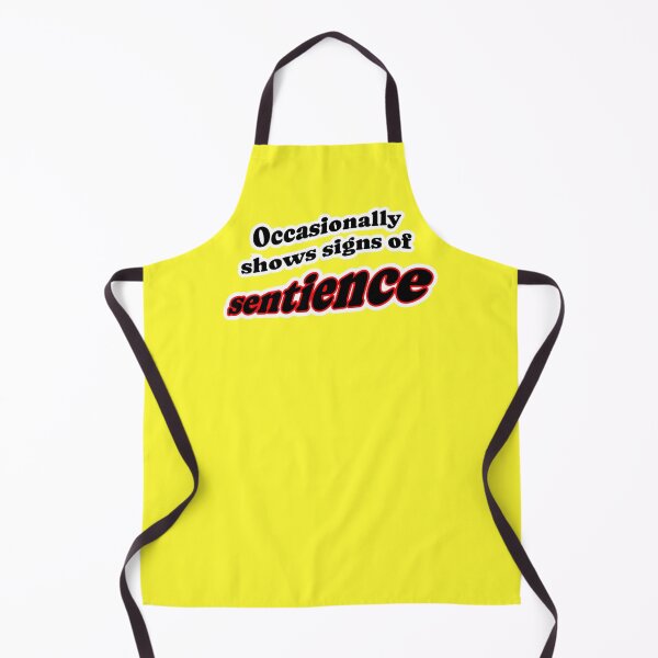 Item preview, Occasionally shows signs of sentience, yellow background designed and sold by mntimg.