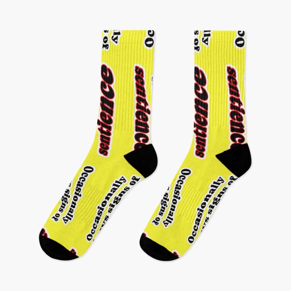 Item preview, Occasionally shows signs of sentience, yellow background designed and sold by mntimg.
