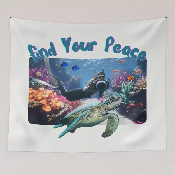 Item preview, Find Your Peace, Snorkeling designed and sold by Nightshade Pixie Creations.