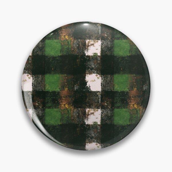 Item preview, Dark Forest Grunge Plaid Check Pattern designed and sold by bubblegoth.