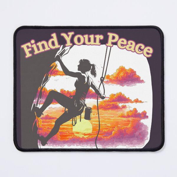 Item preview, Find Your Peace, Rock Climbing designed and sold by Nightshade Pixie Creations.