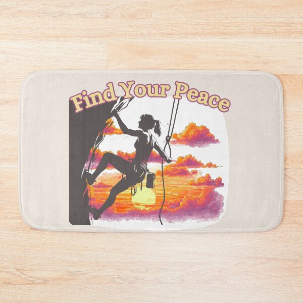 Item preview, Find Your Peace, Rock Climbing designed and sold by Nightshade Pixie Creations.
