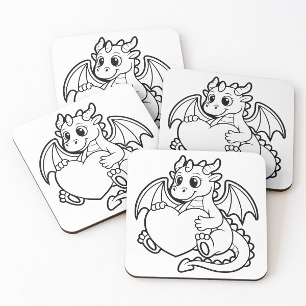 Item preview, Dragon Holding Heart designed and sold by theartfulaspie.