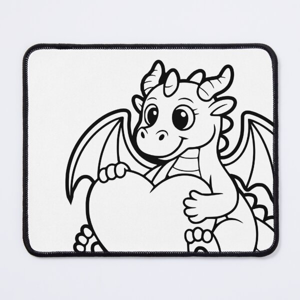 Item preview, Dragon Holding Heart designed and sold by theartfulaspie.
