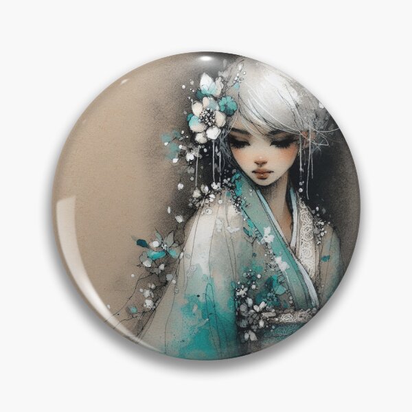 Item preview, Turquoise Girl designed and sold by Beyondnote-Art.