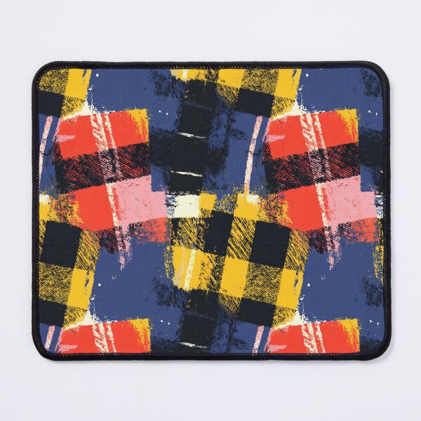 Artikelvorschau, Abstraktes Grunge-Tartan-Patchworkmuster entworfen und verkauft von bubblegoth.
