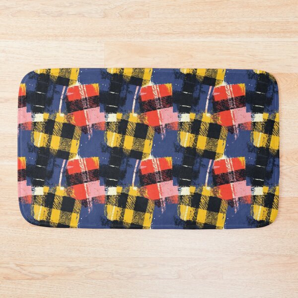 Item preview, Abstract Grunge Tartan Patchwork Pattern designed and sold by bubblegoth.