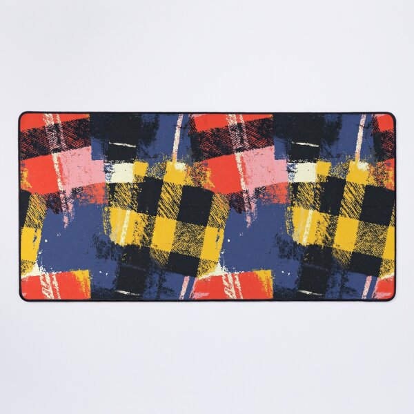 Item preview, Abstract Grunge Tartan Patchwork Pattern designed and sold by bubblegoth.