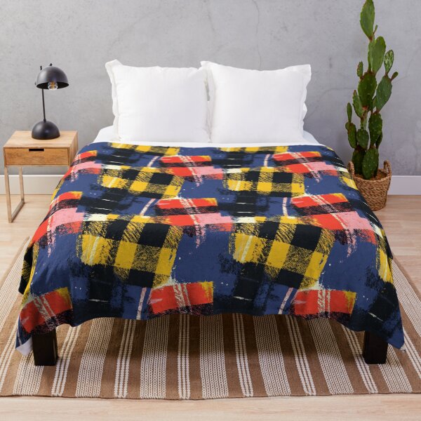 Item preview, Abstract Grunge Tartan Patchwork Pattern designed and sold by bubblegoth.