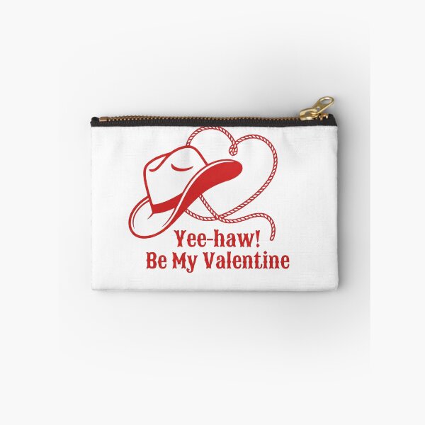 Item preview, Yee-haw! Be My Valentine – Western Cowboy Heart Design designed and sold by The Crimson Halo.
