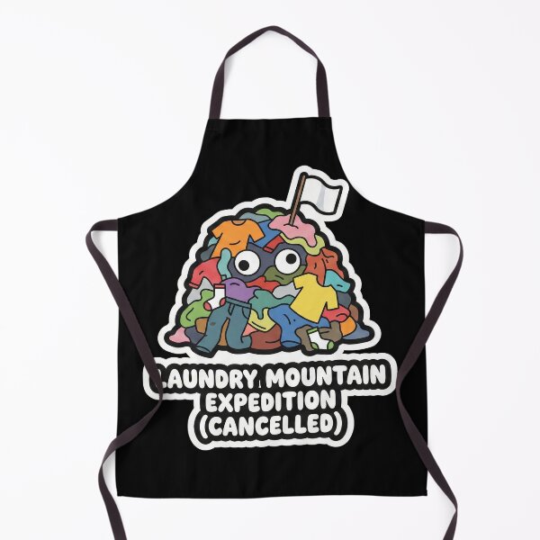 Item preview, Laundry Mountain Expedition Cancelled - Messy Pile Sticker designed and sold by Sassy Cult.