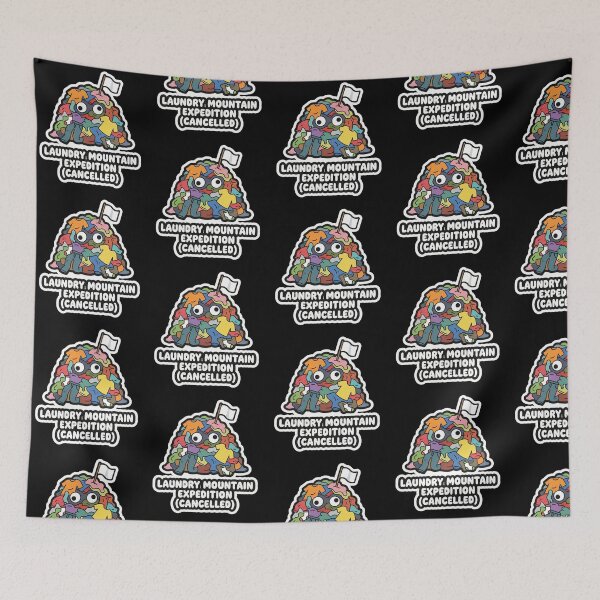 Item preview, Laundry Mountain Expedition Cancelled - Messy Pile Sticker designed and sold by Sassy Cult.