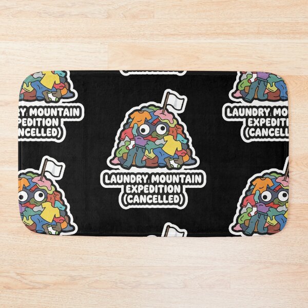 Item preview, Laundry Mountain Expedition Cancelled - Messy Pile Sticker designed and sold by Sassy Cult.