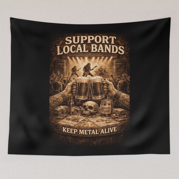 Item preview, SVT Metalheads – Raise a Glass for the Underground | Keep Metal Alive designed and sold by SEVERTREND APPAREL .