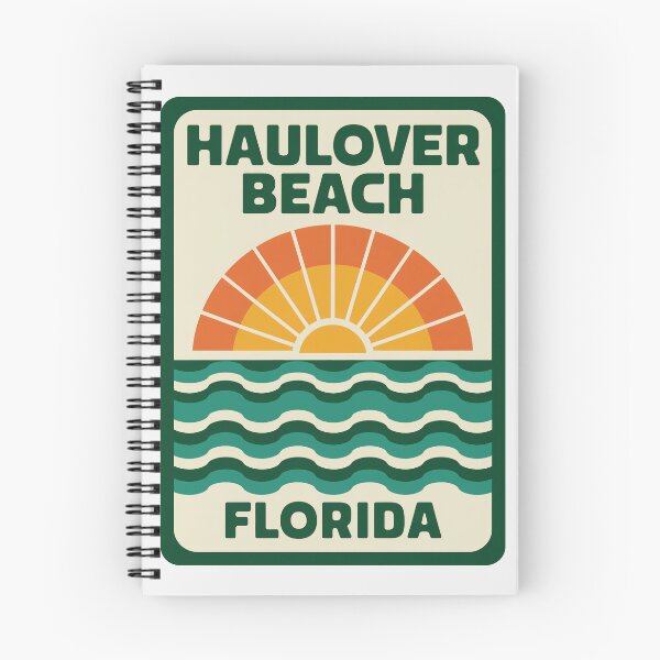 Item preview, Haulover Beach Florida - Road Sign designed and sold by TheOldMittenIllustrated.