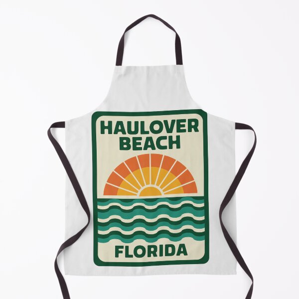 Item preview, Haulover Beach Florida - Road Sign designed and sold by TheOldMittenIllustrated.