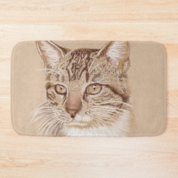 Item preview, Simba: Realistic Tabby Cat Portrait - Hand-drawn Pastel Art designed and sold by JanidAlfaro.