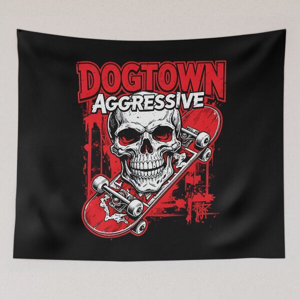 Item preview, Dogtown skate skull scene designed and sold by Uglyandcute.