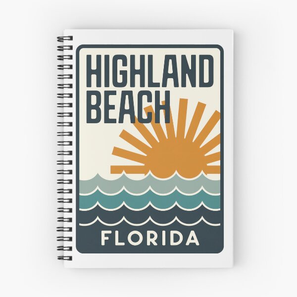 Item preview, Highland Beach Florida - Road Sign designed and sold by TheOldMittenIllustrated.