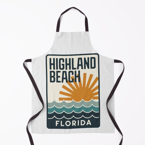 Item preview, Highland Beach Florida - Road Sign designed and sold by TheOldMittenIllustrated.
