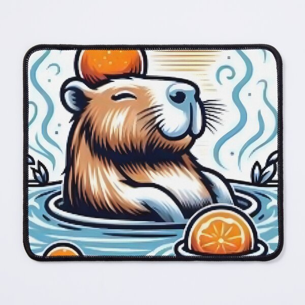 Item preview, Chill Capybara in Yuzu Hot Spring designed and sold by Samthecreator01.