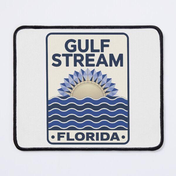 Item preview, Gulf Stream Florida - Beach Sign designed and sold by TheOldMittenIllustrated.