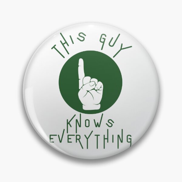 Item preview, This guy knows everything  designed and sold by BJScottArt.
