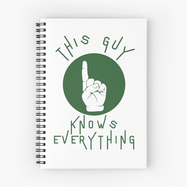 Item preview, This guy knows everything  designed and sold by BJScottArt.