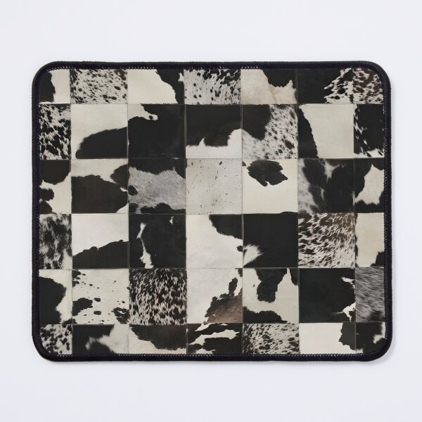 Item preview, Patchwork Black White Cowhide | Farm Cow Skin Patterns designed and sold by TellUsTheStory.