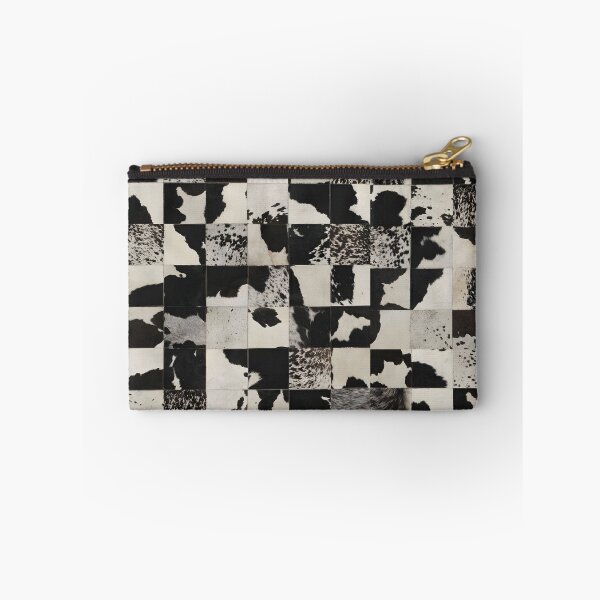Item preview, Patchwork Black White Cowhide | Farm Cow Skin Patterns designed and sold by TellUsTheStory.