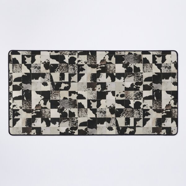 Item preview, Patchwork Black White Cowhide | Farm Cow Skin Patterns designed and sold by TellUsTheStory.