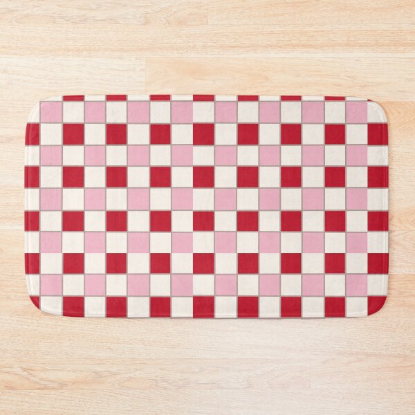 Item preview, Valentine Checkerboard Pattern – Pink Red Cozy Gingham designed and sold by thank you.