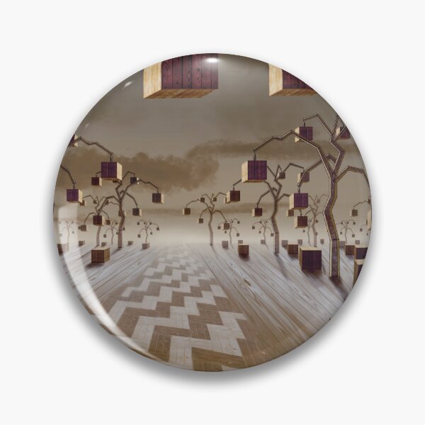 Item preview, Planet Parquet - Surreal Landscape Alien Wooden World designed and sold by Lycanth.