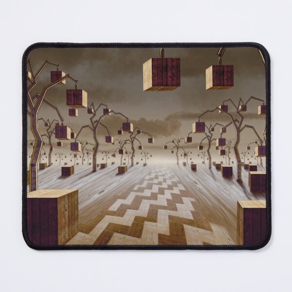 Item preview, Planet Parquet - Surreal Landscape Alien Wooden World designed and sold by Lycanth.