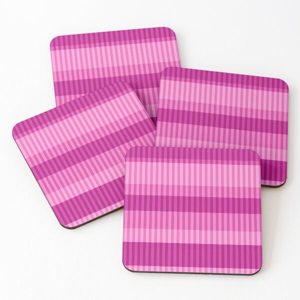Item preview, Pink and crimson shade stripes designed and sold by fuzzyfox.