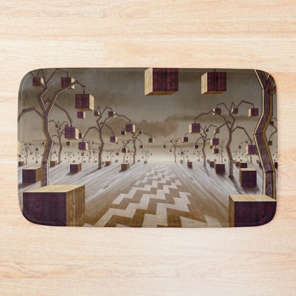 Item preview, Planet Parquet - Surreal Landscape Alien Wooden World designed and sold by Lycanth.