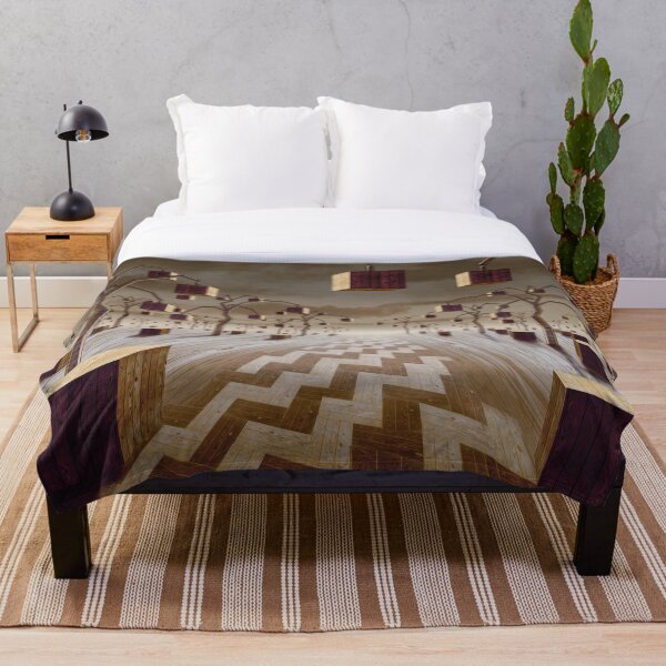 Item preview, Planet Parquet - Paisaje surrealista Mundo extraterrestre de madera designed and sold by Lycanth.